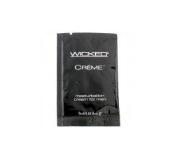 Wicked sensual care collection 0.1 oz creme to liquid masturbation cream for men packette - creme